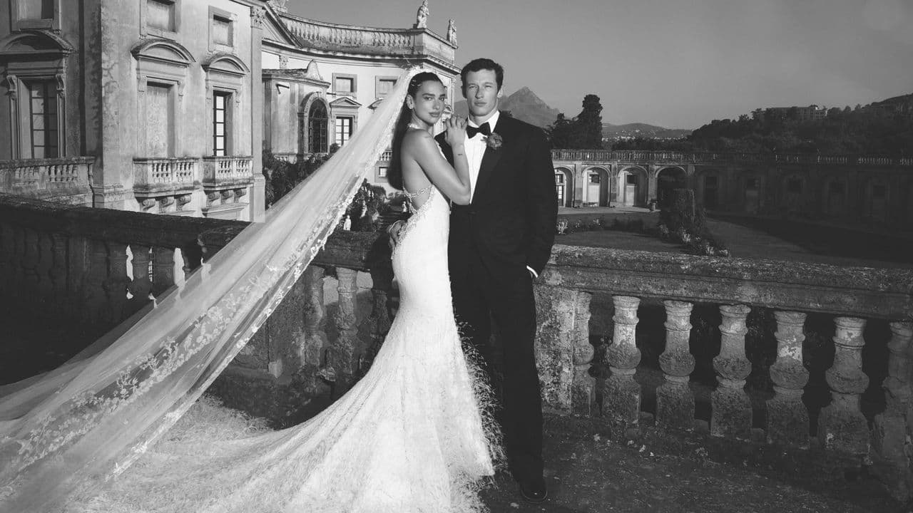 Dua Lipa Reveals Her Main Sicily Wedding Dress—and It’s Chanel Haute Couture - Vogue image