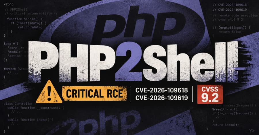 PHP2Shell: Two Unpatched Critical PHP RCE Flaws (CVSS 9.2) Trigger Emergency Security Alert - The Hacker News image