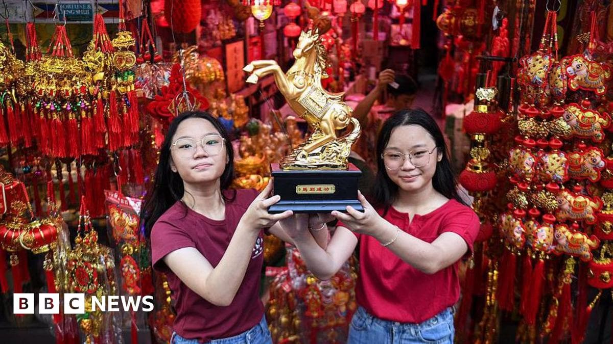 Lunar New Year 2026 live: Year of the Fire Horse - BBC image