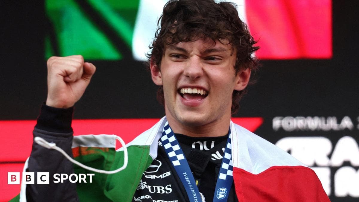 Monaco Grand Prix result: Kimi Antonelli wins chaotic race from Lewis Hamilton - BBC image