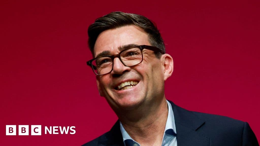 Andy Burnham to fight next election on pledge to change voting system - BBC image