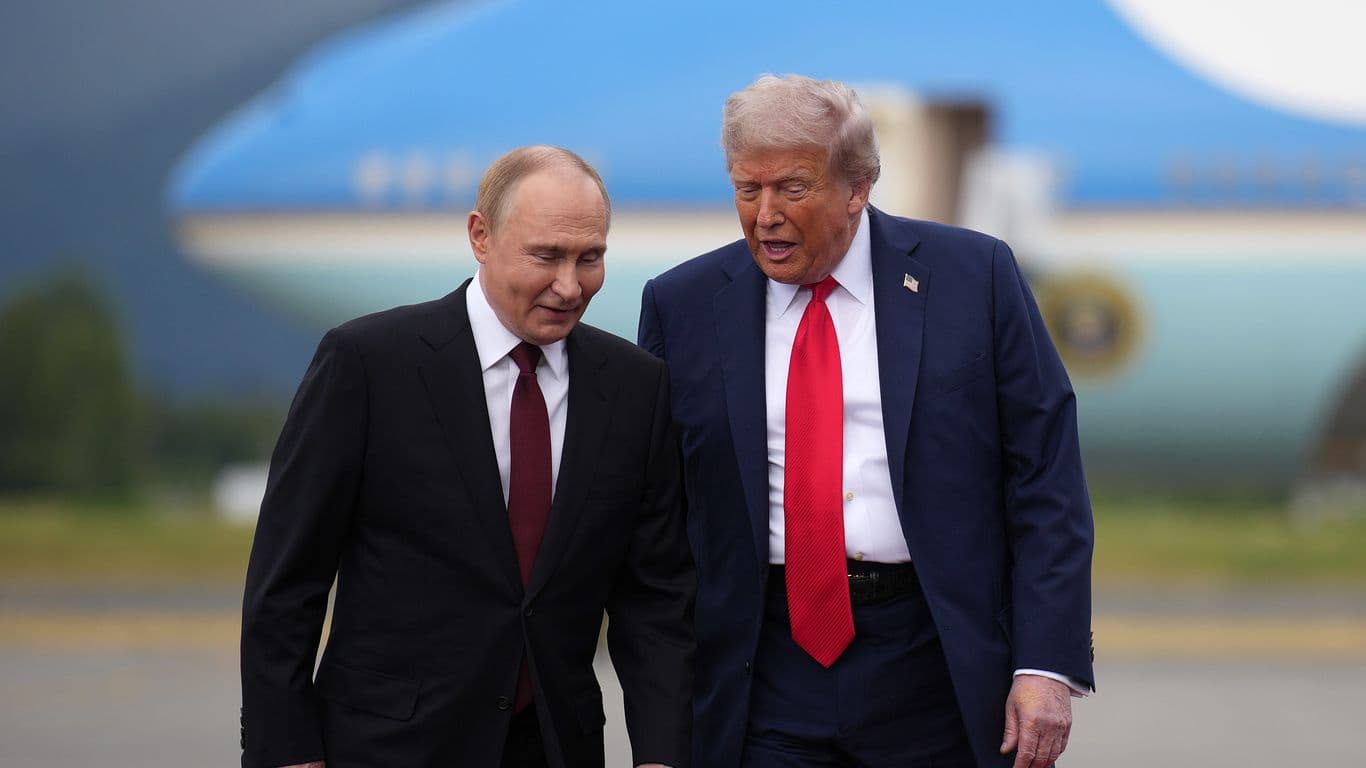 Trump and Putin discuss end to Iran and Ukraine wars on call - Axios image